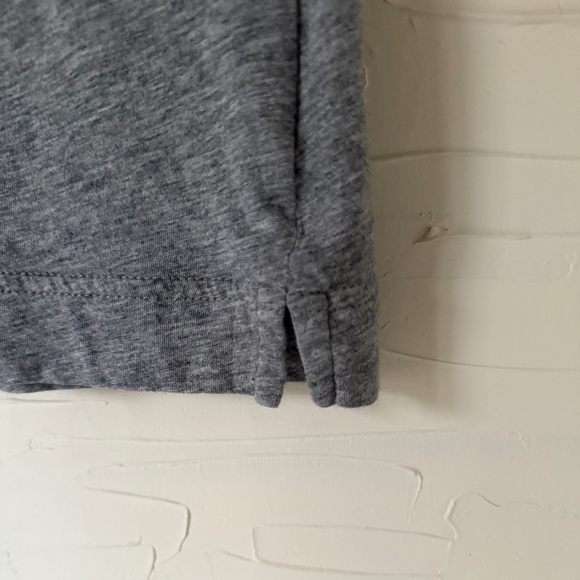 Adam Lippes | Size Small Classic Heather Grey Tee – 100% Prima Cotton - Picture 6 of 7